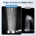 thumbnail image 3 of HIBIBUD Filtered Shower Head with Handheld, High Pressure Shower Head with Filters, 3 Modes Water Softener Shower Head with Detachable Filters, Reduce Dryness on Skin and Hair, Chrome, 3 of 7