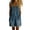 Blue, variant on Women's Y2K Denim Shortalls Button Front Wide Leg Loose Jean Shorts Romper Jumpsuits M