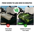 thumbnail image 4 of Golf Cart Seat Covers for 2 Seater,Green Trees Microfiber Cart Seat Towel Blanket,Forest Art Decor Spring Summer Nature Leaf Absorbent Breathable NonSlip Bench Seats Protector for Golf Course 51"x31", 4 of 9