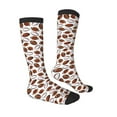 thumbnail image 4 of Lsque Football Printed Crew Socks Men's Women's LightWeight Thin Casual Calf Socks ,Knee High Socks,Cotton Socks, 4 of 9