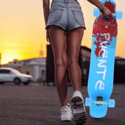 46in Canada Maple Longboard Skateboard Drop Through Complete Skateboard