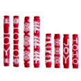thumbnail image 1 of Miangastore 8Pcs Xmas Knitted Fridge Handle Covers Exquisite Fridge Handle Protectors Red, 1 of 8