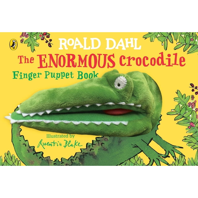 Libro de títere de dedo El cocodrilo enorme de Penguin