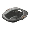 thumbnail image 2 of Baño de asiento para asiento de inodoro, cuenco de baño de cadera, lavabo de bañera versátil resistente a altas temperaturas para viajes de hotel SM SunniMix Bañera de asiento, 2 of 8