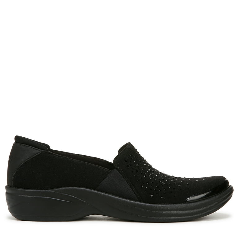 BZees For Lifestride Womens Poppyseed Slip On Loafers Medium Wide Width Walmart