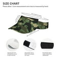 thumbnail image 3 of Kdxio Camouflage Shark Print Sun Visor Hat Golf Visor Adjustable Velcro Outdoor Sports Cap For Men Women, 3 of 7