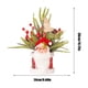 thumbnail image 3 of pstuiky Otoños Acción de Gracias Esquejes de hojas de arce Ramo Mesa Jarrón Esquejes Simulación Sol Flor de seda Decoración de calabaza Adornos de arreglos florales de otoño, 3 of 6