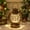 round 3 sowmen, variant on TERRALYX Christmas Snow Globe with Music，Snow Globes with USB Cable Operated Snow Globe Lantern,Water Swirling and Glittering Snow Lantern for Christmas Decorations Indoor (Christmas Tree)