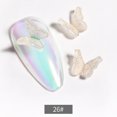 thumbnail image 3 of Coofit 23PCS Butterfly Nail Charm Decorative Butterfly Nail Decoration Nail Rhinestone, 3 of 10