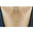 thumbnail image 6 of 2 3/4 Carat T.G.W. Chrome Diopside And White Diamond Accent 14k Gold over Silver 3-Piece Jewelry set, 6 of 7