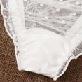 thumbnail image 3 of Everyday Bras for Women Lacing Beads Set Lace Underwear Set Women Bra Underwear Set Lace Sexy Lace Push up Bra Set Lace up Pants Set Bunny Undies Lace Garter Set Wedding Garter Belt Mens White XL, 3 of 4