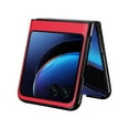 thumbnail image 2 of Allytech Motorola Razr 40 Ultra Slim Case, Vintage PU Leather Lightweight Anti-Scratch Shockproof Protective Phone Case Cover for Motorola Razr 40 Ultra - Red, 2 of 7