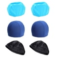 thumbnail image 1 of KAKOWELY 6 gorros de natación unisex de poliéster, portátiles., 1 of 5