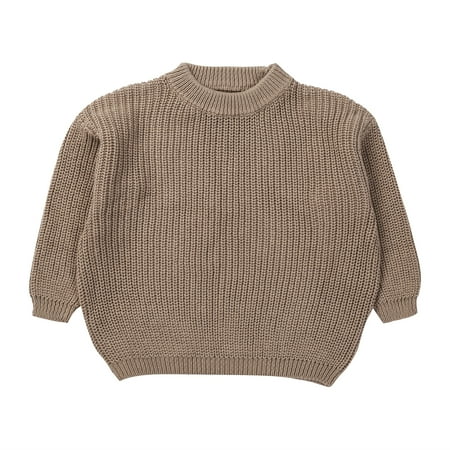 

Ma&Baby Toddler Baby Girl Boy Knit Sweater Pullover Sweatshirt Warm Long Sleeve Shirt Tops 1-5 Years