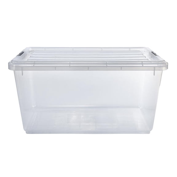 Caja Italhome con Tapa 42 litros Transparente
