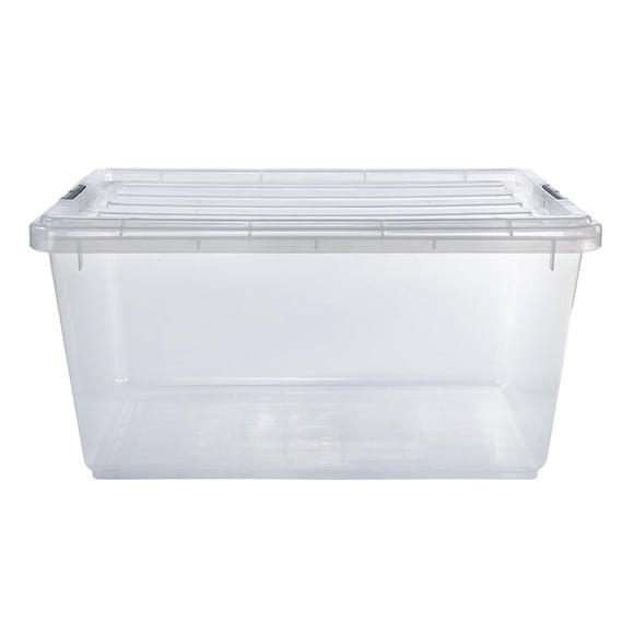 Caja Italhome con Tapa 42 litros Transparente