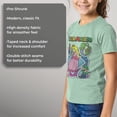 thumbnail image 6 of Girl's Nintendo Super Mario Princess Peach Friends Graphic Tee Mint Medium, 6 of 9