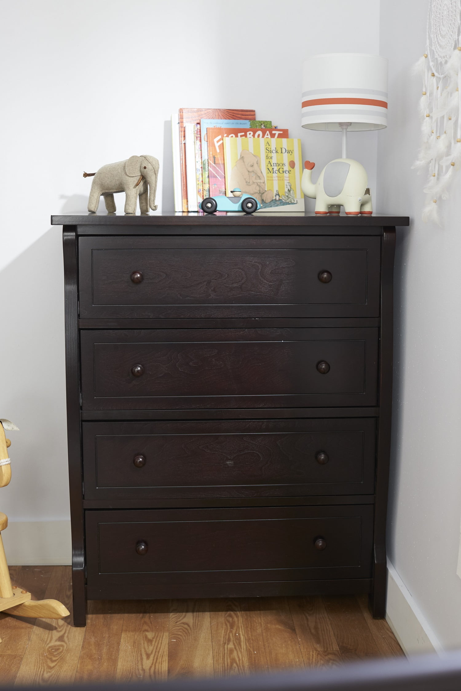 Sorelle Princeton Elite 4 Drawer Dresser Espresso Walmart Com