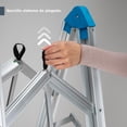 thumbnail image 4 of Escalera Plegable De Aluminio 5 Escalones Fold A Step Soporta 150Kg Voltio gris, 4 of 8