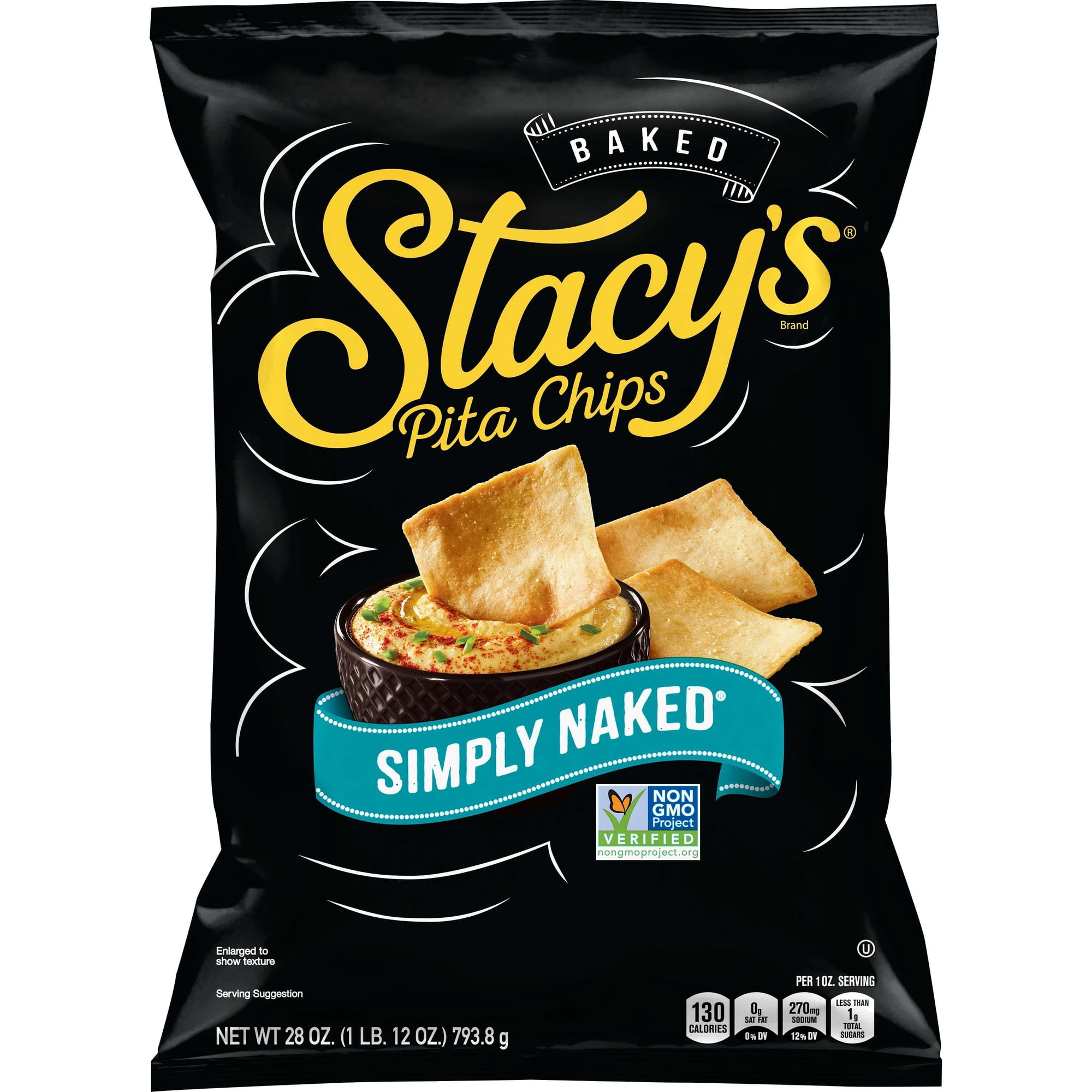 Stacy's Pita Chips, Simply Naked, 28 Oz
