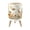 Color 3, variant on Small Trash Can with Lid Woodland Animals Bears Trees Forest Elements 1.8 Gallon Dog Proof Trash Can Round Garbage Can Waste Bin Wastebasket for Bathroom Bedroom Living Room