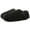 Matte Black, variant on HomeTop Women's Cozy Plush Slippers with Memory Foam Collapsible Microsuede Heel Flexible Anti Skid Indoor Slip on House Shoes Dark Gray,9-10 US