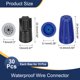 thumbnail image 2 of Uxcell 30Pcs Conector de Cable a Prueba de Agua, Conectores de Terminal de Cable 22-12AWG Tapas de Tuerca de Tornillo, 2 of 6