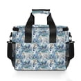 thumbnail image 7 of FORMRS Insulated Cooler Bag 24 Cans Capacity Soft Leakproof Lunch Box with Side Pockets, White Tiger Pattern, 7 of 7