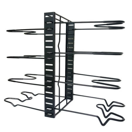 

8 Layer Shelf Organize Lid Rack Pot Stand Cookware Holder Drainer Shelves Rangement Adjustable