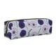 thumbnail image 1 of Disketp Daisies Flowers Estuche de Lápices de Cuero con Cierre, Estuche Compacto para Papelería, Bolígrafos y Accesorios Pequeños, 1 of 7