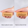 thumbnail image 3 of Visland Natural Bristles Nail Brush, Double Sides Washable Bristles Brush with Beech Wood Handle for Women Kids Manicure and Pedicure Cleaning, 3 of 7
