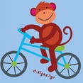 thumbnail image 3 of CafePress - Monkey In Blue Bike Light T Shirt - Men's Classic Graphic T-Shirt, 3 of 4