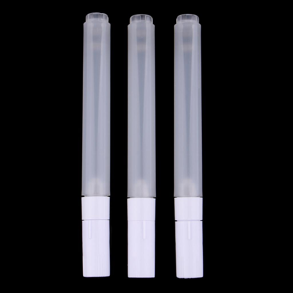FVDPWYE 6x Flat Medium Tip Watercolor Oil Acrylic Paint Marker Pen Empty Blank Ink Ink