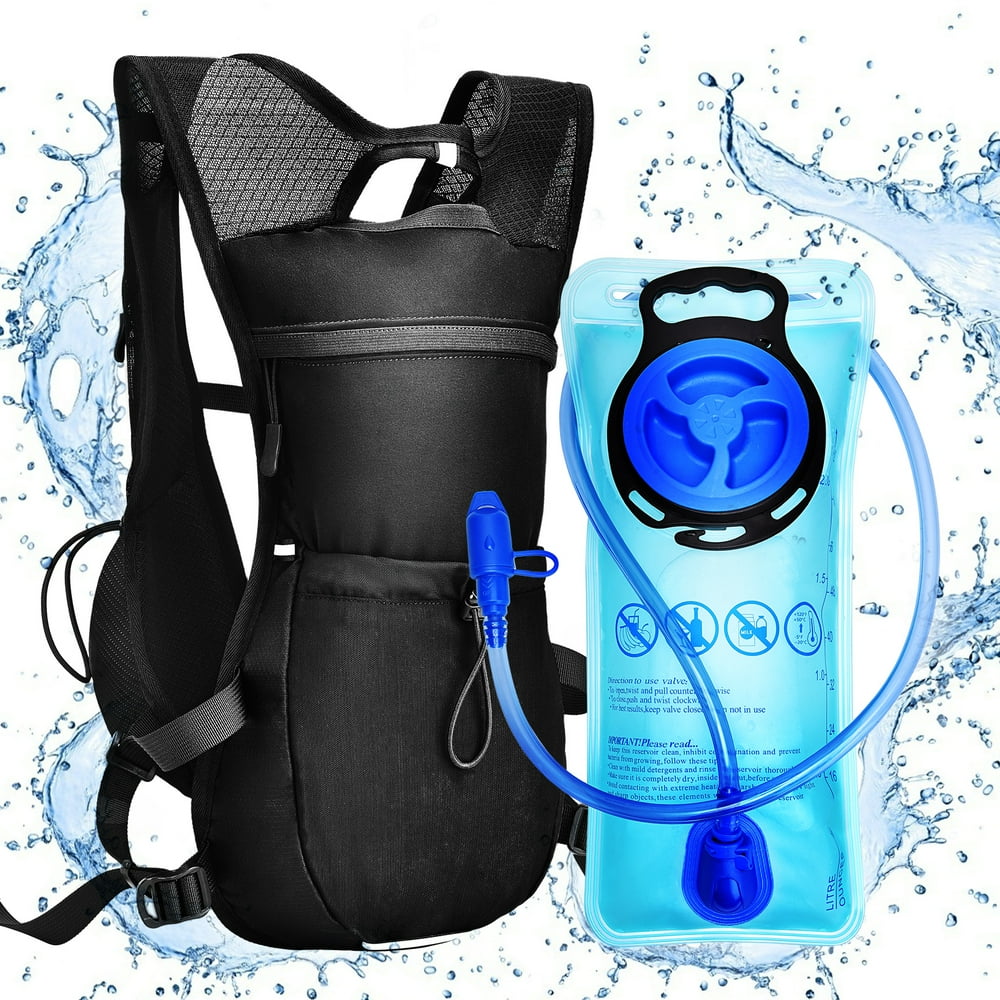 Vbiger Hydration Pack Backpack with 2L Water Bladder Bag Daypack for