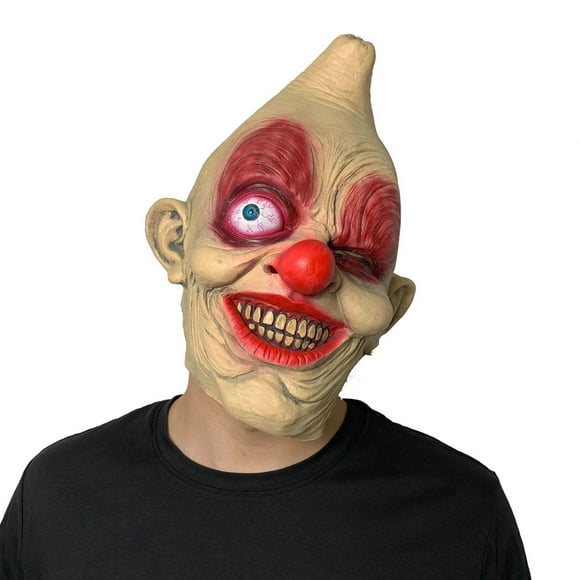ITFABS Halloween Horror Mask, Realistic Creepy Clown Monster Full Head Mask