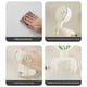 thumbnail image 5 of Inteprter Soporte para colgar accesorios de baño, quitar sin residuos, soporte para cabezal de ducha grueso Juegos de accesorios de baño Rosa, 5 of 6