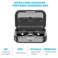 thumbnail image 3 of Auriculares inalámbricos Erligpowht Bluetooth 5.0 con funda de 2000 mAh, 3 of 8