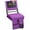 Purple, variant on Extra Wide Folding Reclining Stadium Seat with Back Suppot for Bleachers, Bleacher Hooks, Thick Cushion, Cup Holder, Storage Pockets Portable Chair for Kayak, Canoe, Paddle Board, Concerts, & Sports