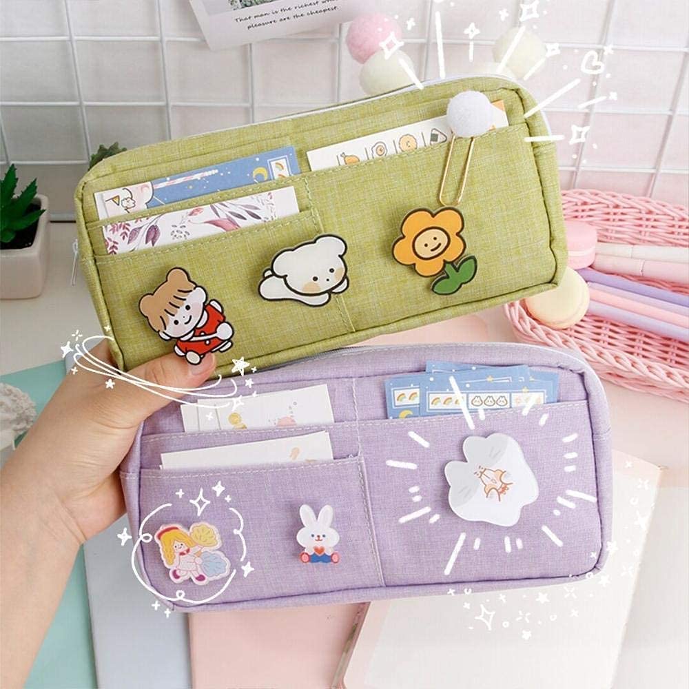 Kawaii Korean Pencil Case For Girls Large Capacity Organizer For School  Supplies And Stationery Math Toys For Preschoolers R230822 From Dafu05,  $8.75