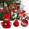 thumbnail image 4 of 6 uds colgante de Navidad árbol de Navidad colgante decoración de Ángel árbol de Navidad Ángel tejido, 4 of 7