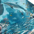 thumbnail image 3 of Fotbe Underwater Dolphin Scene Gorro Clásico de Béisbol, Gorra Ajustable con Broche Snapback, Gorro de Exterior de Algodón Suave, 3 of 6