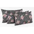 thumbnail image 3 of Vargottam Lumbar Pillow Cover - Decorative Pillow Covers24x14 Inches,PrintedWhite & BlackThemePillowcase, DecorativeLumbarCushionCovers, 3 of 4