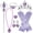 Purple, variant on Halloween Princess Dress Costume, Halloween Fancy Dress Party Cosplay Costumes for Teens One Size