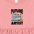 thumbnail image 4 of Inktastic Future Artist Future Painter Girls Baby Dress, 4 of 5