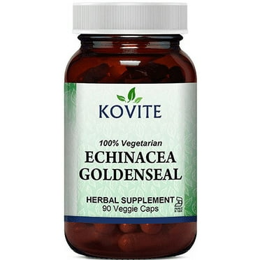 Kovite Kosher Echinacea & Goldenseal 100% Vegetarian - 90 Vegetable Capsules