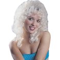 thumbnail image 2 of Curly Blonde Party Wig Adult Halloween Accessory, 2 of 2