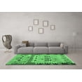 thumbnail image 3 of Ahgly Company Indoor Square Oriental Emerald Green Traditional Area Rugs, 7' Square, 3 of 4