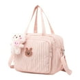 thumbnail image 1 of Bolsa de pañales perfke organizador de productos para bebés Rosa, 1 of 9