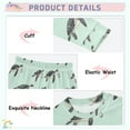 thumbnail image 4 of joogoo Turtles 2 Piece Long Sleeve Tee and Pants Cotton Pajama Set 4T, 4 of 7