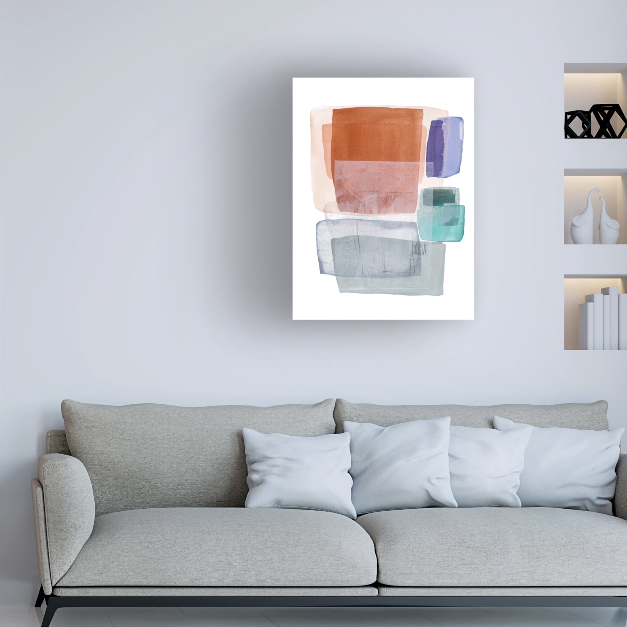 Canvas Wall Art - Simone Christen 'New York Moments I' Wall Art for Living Room, Bedroom, or Office Décor by Trademark Fine Art - 18 x 24 Inches